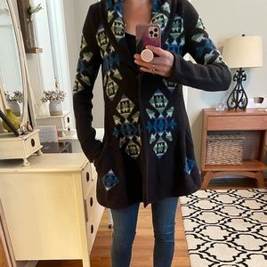 Oversized, Free People heavy long cardigan